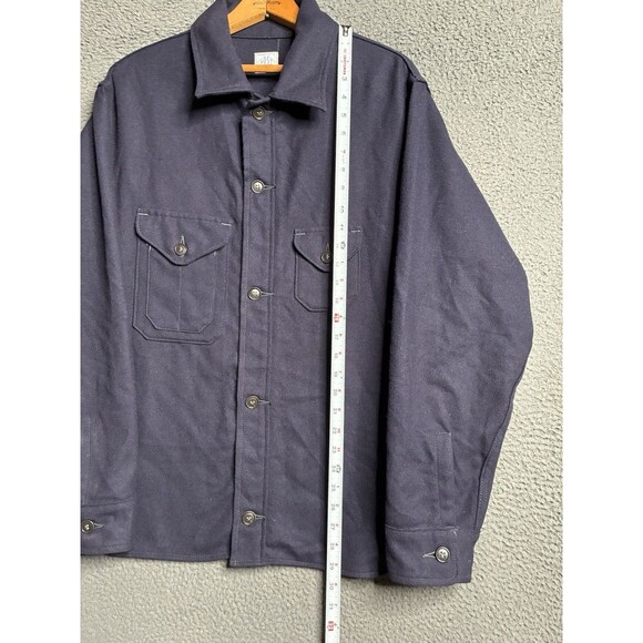 POST O'ALLS CRUZER JACKET XL Wool Shacket  Shirt Work USA Made Work Military - Picture 11 of 13